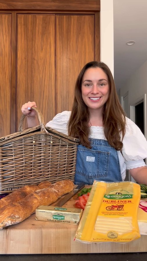 Instagram post by @carmeninthegarden for Cherry Bombe. Caption reads: It’s Get Ready With Me: The Food Edition, starring....