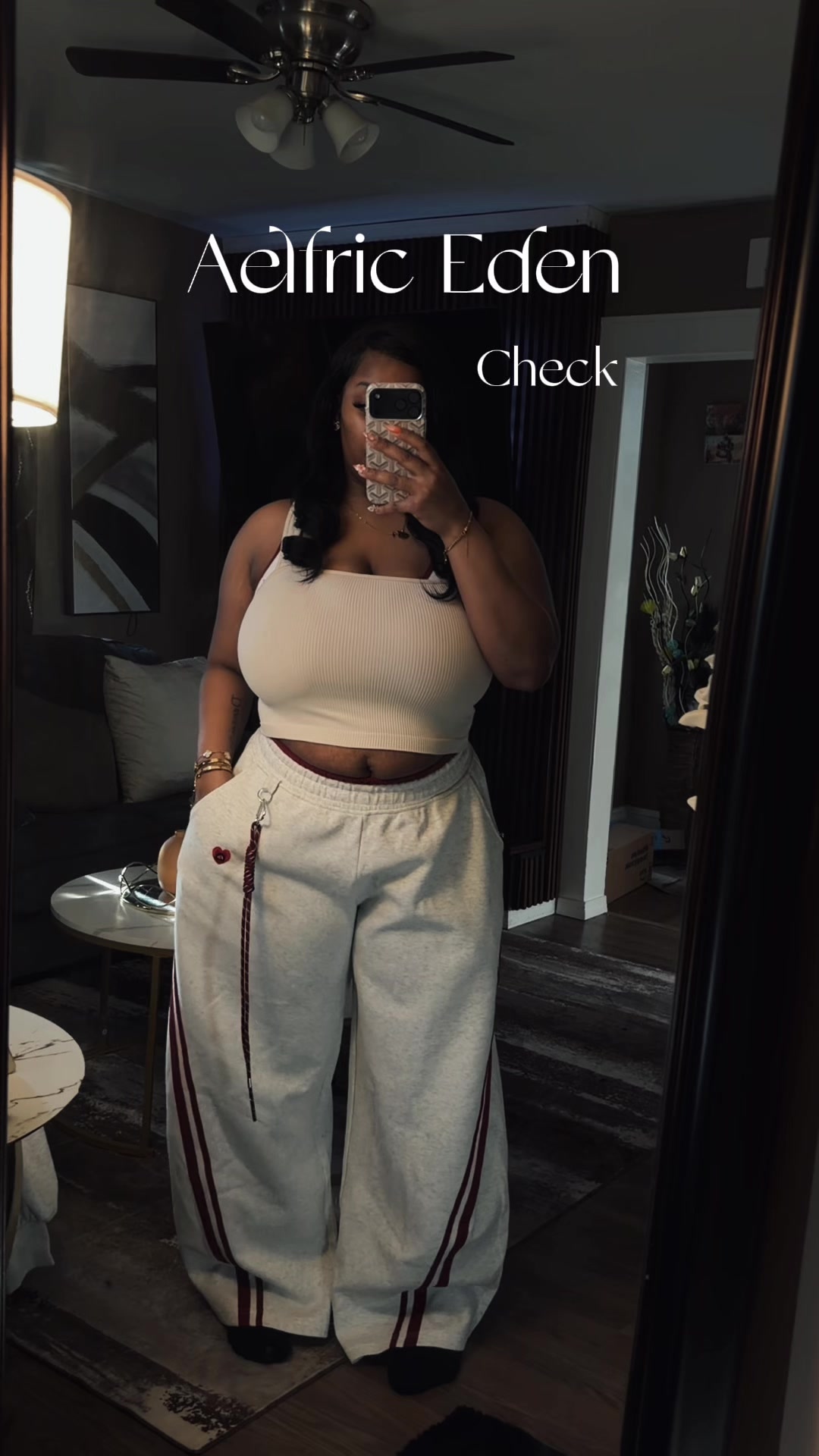 TikTok post by an influencer for Aelfric Eden. Caption reads: @aelfriceden_official @AELFRIC EDEN so [...].