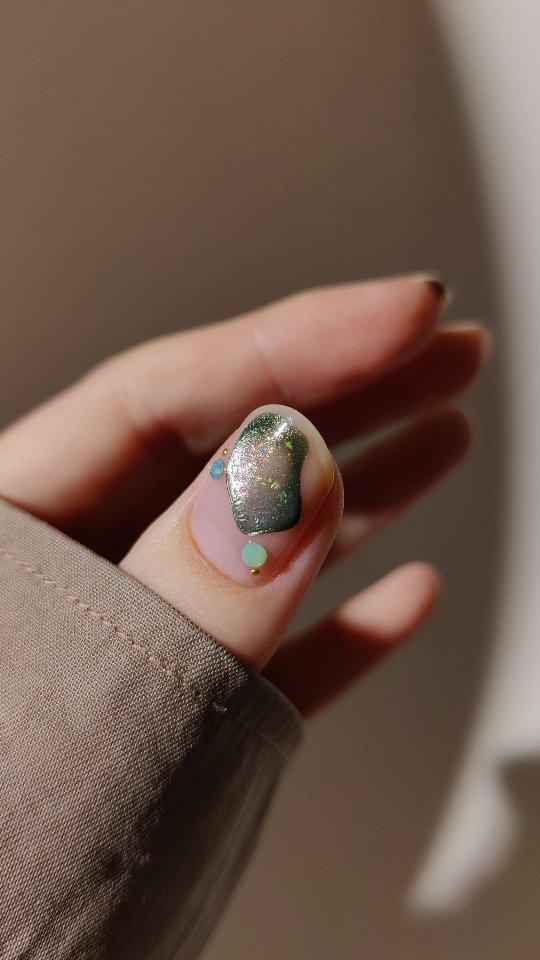 Instagram post by @maco_mani for BKIND. Caption reads: Just like that, sparkling mitochondria appears🦠....