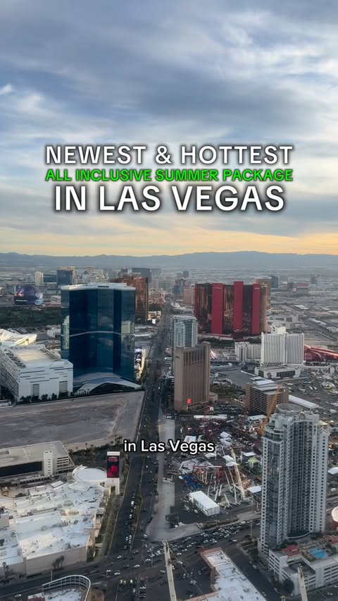 Instagram post by @immarcomurillo for Las Vegas. Caption reads: [...] All Inclusive Summer Package in Las Vegas....
