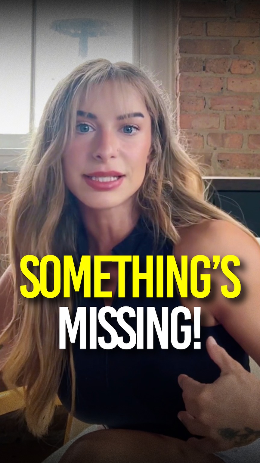 Instagram post by @maddyforberg for Marek Health. Caption reads: Something's Missing....