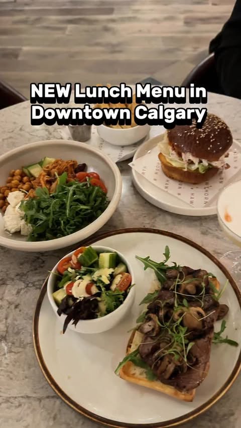 Instagram post by @yyc.cravings for Fairmont Hotels & Resorts. Caption reads: Looking for a relaxing and affordable lunch spot....