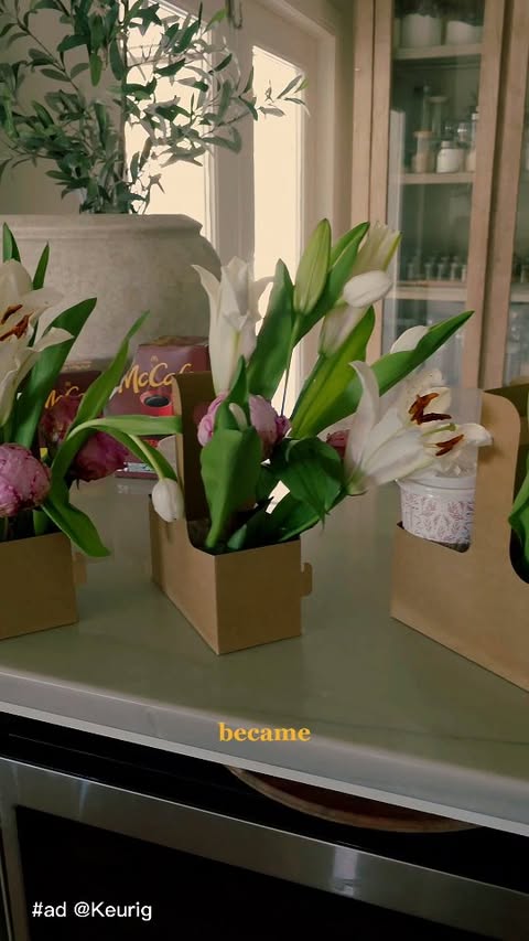 Instagram post by @homeoftheharveys for Keurig. Caption reads: #ad When Penelope was in the NICU, our world....