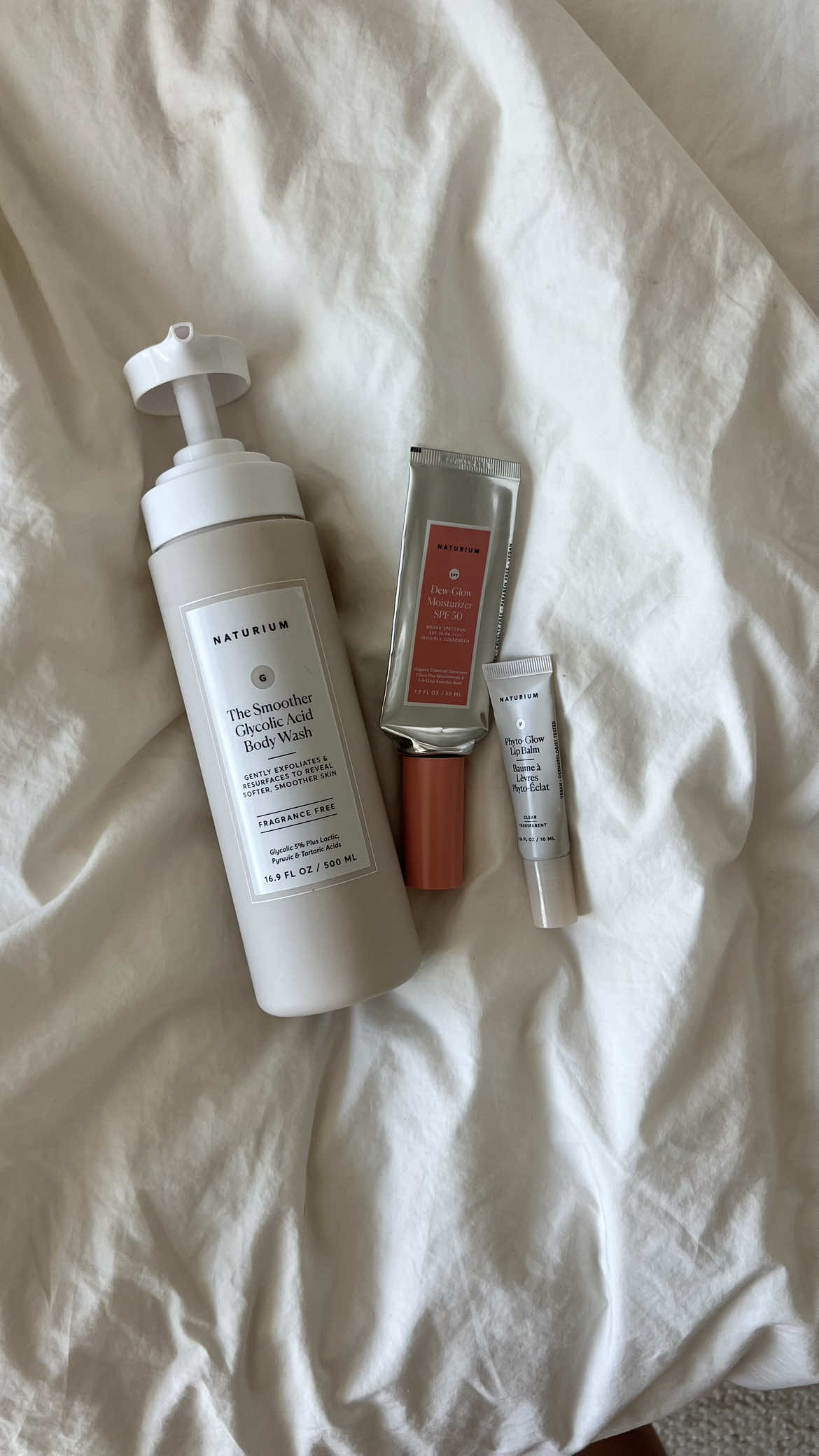 TikTok post by @angelaypark for Naturium. Caption reads: #NaturiumPartner Naturium is truly....