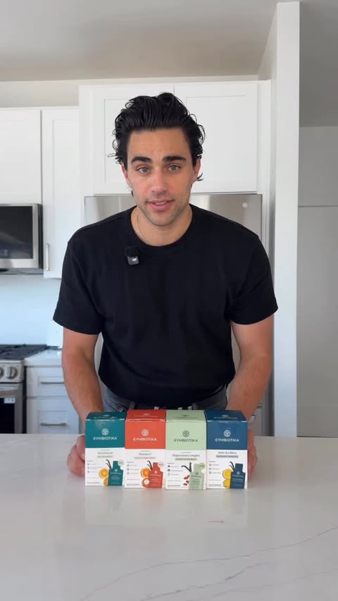 Instagram post by @michaeltjacob for Cymbiotika. Caption reads: [...] when they fit into your everyday.....