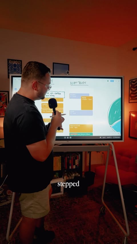 Instagram post by @gannon.meyer for Manychat. Caption reads: [...] doing than running this business - and....