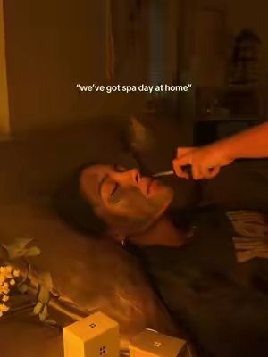 TikTok post by @erin_reneeee for BRMUD US. Caption reads: @BRMUD_US brings the spa day home 🥹.