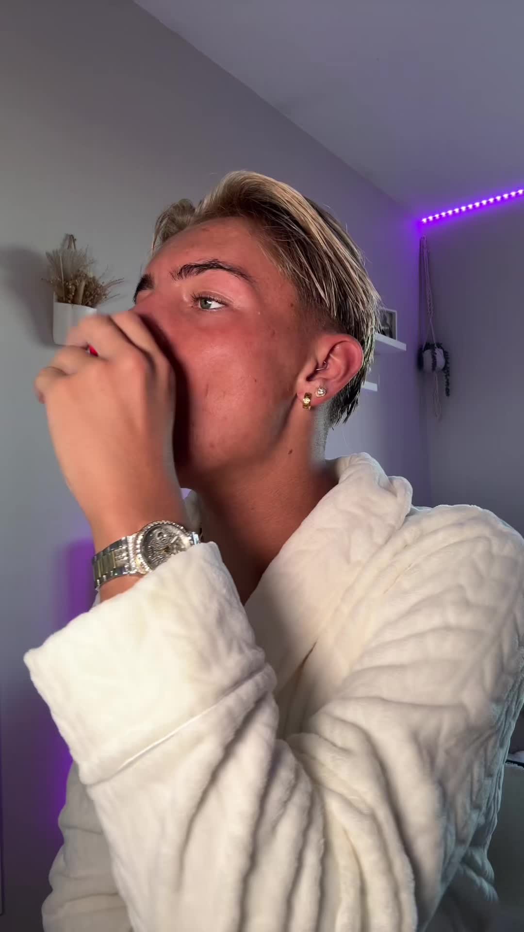 TikTok post by @kylejohnx for UKLASH. Caption reads: Being ill makes me so unmotivated! But nothing....