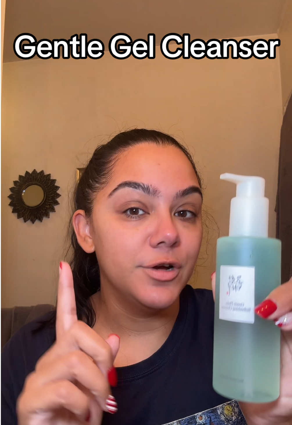 TikTok post by @thenotarichgirl for Beauty Of Joseon. Caption reads: Gentle gel cleanser. @Beauty of Joseon green plum....