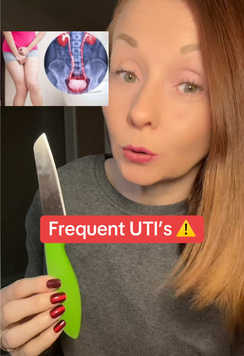 TikTok post by @kaliq.boutiq.reviews for Uqora. Caption reads: [...] concerns, and remember results may vary.....