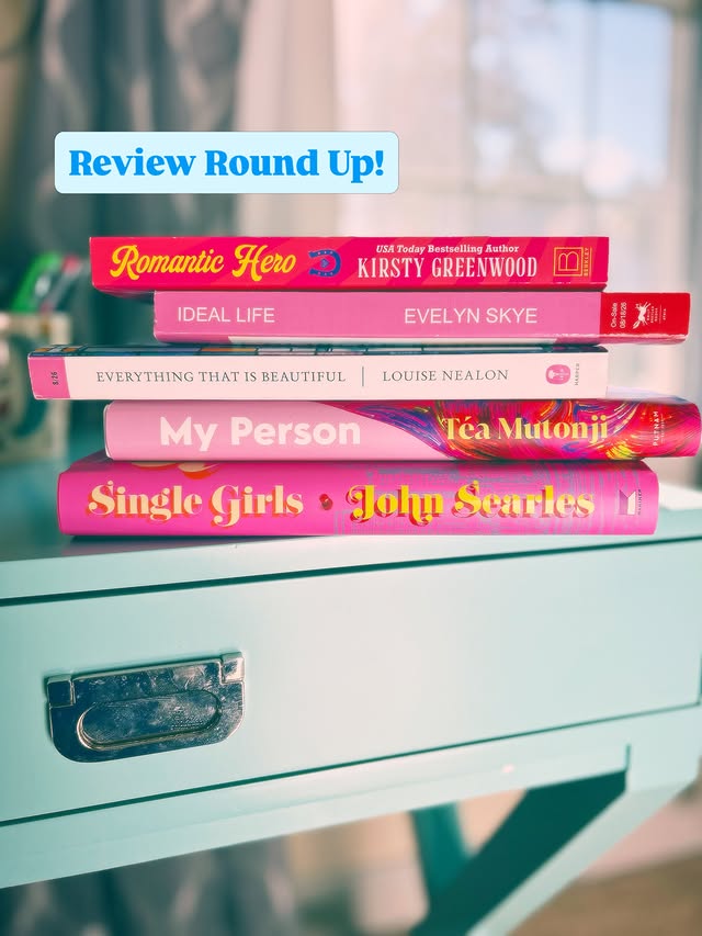 Instagram post by @meghan_readsbooks for Putnam Books. Caption reads: [...] Harper Books, Atria, Mariner, and Putnam....