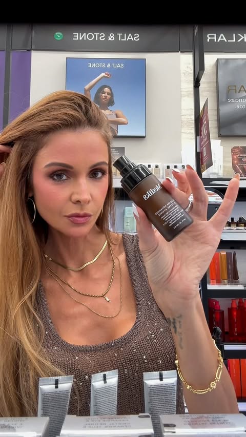 Instagram post by @jumeireles_miami for Medik8. Caption reads: [...] skincare lovers! @officialmedik8 just....