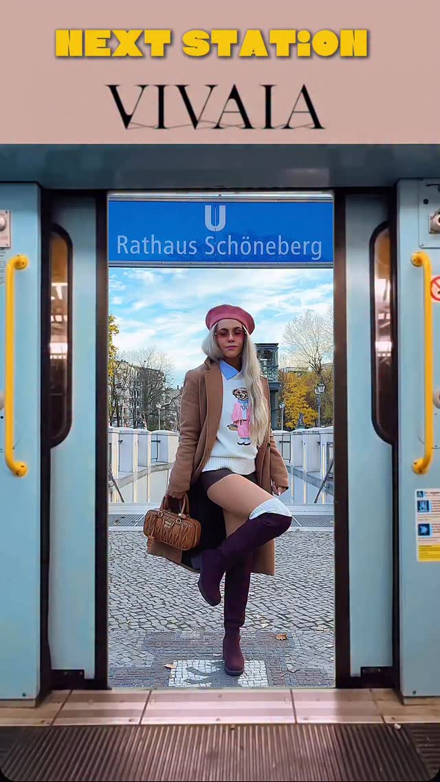 Instagram post by @suzy_edward for VIVAIA. Caption reads: Ⓜ️👣 The Next Station
Is : @vivaia_official....