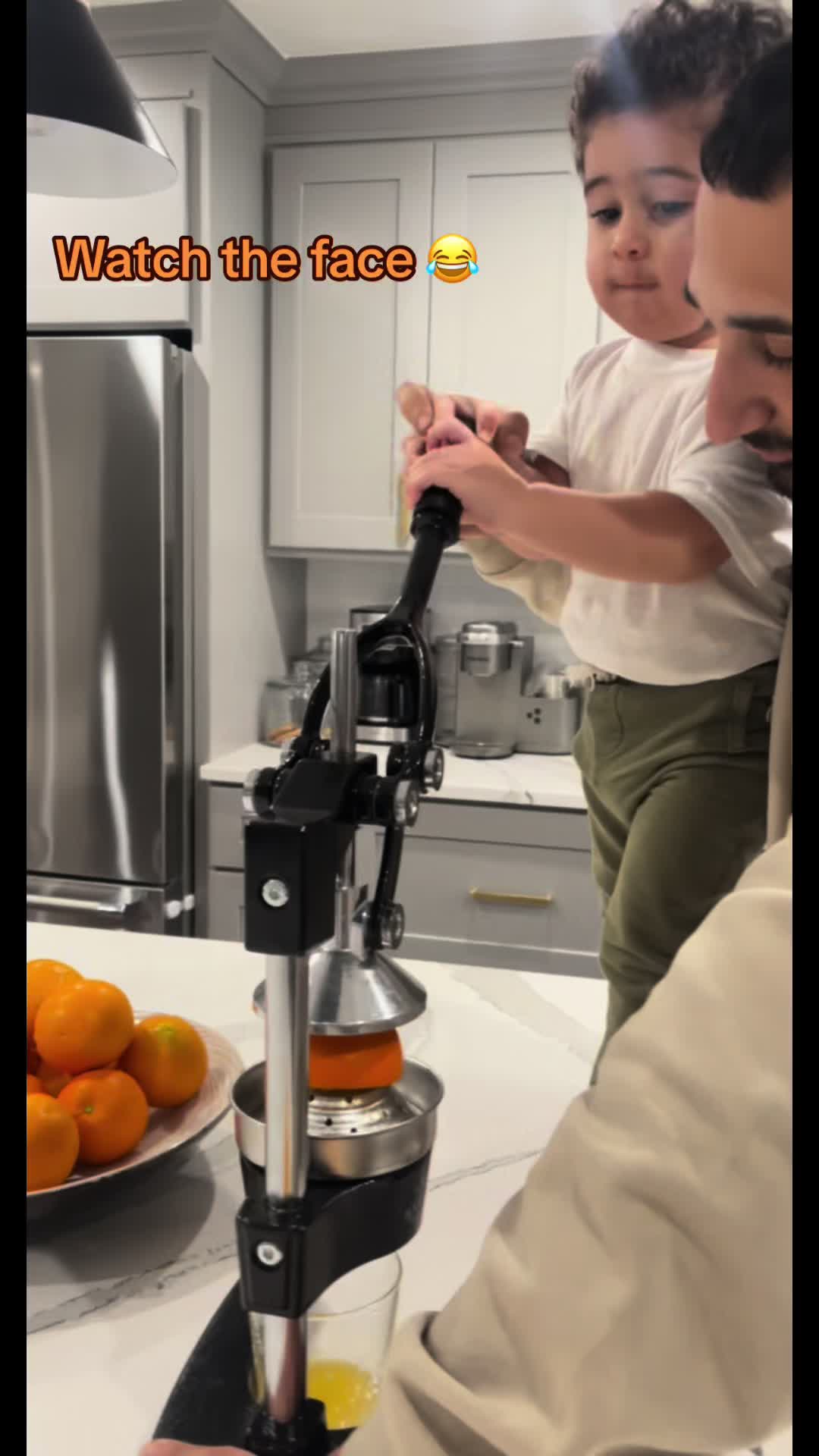 TikTok post by @mamashly for Zulay Kitchen. Caption reads: [...] his  breakfast routine . Thank you ZULAY....