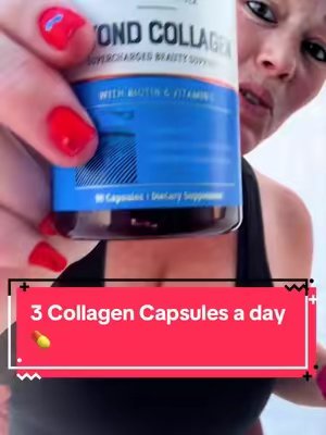 TikTok post by @danarosebud for Live Conscious. Caption reads: [...] #collagenpeptidepill #weLiveConscious....