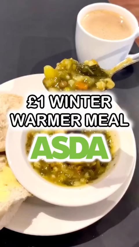 Instagram post by @ashleighmoneysaver for Asda. Caption reads: @asda £1 Winter Warmer meal deal is back ♥️
From....