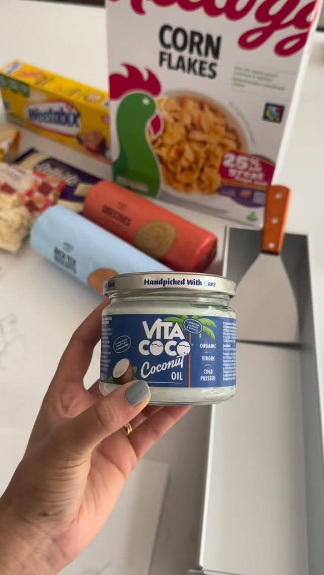 Instagram post by @vegetarianhotspots for Vita Coco. Caption reads: #ad ✨ The perfect sweet treat for the family this....