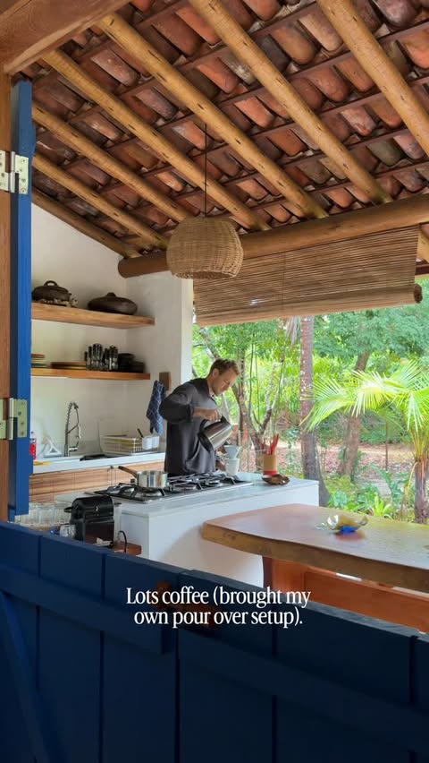 Instagram post by @aguynamedpatrick for Airbnb. Caption reads: The first day of my solo Christmas week at the....