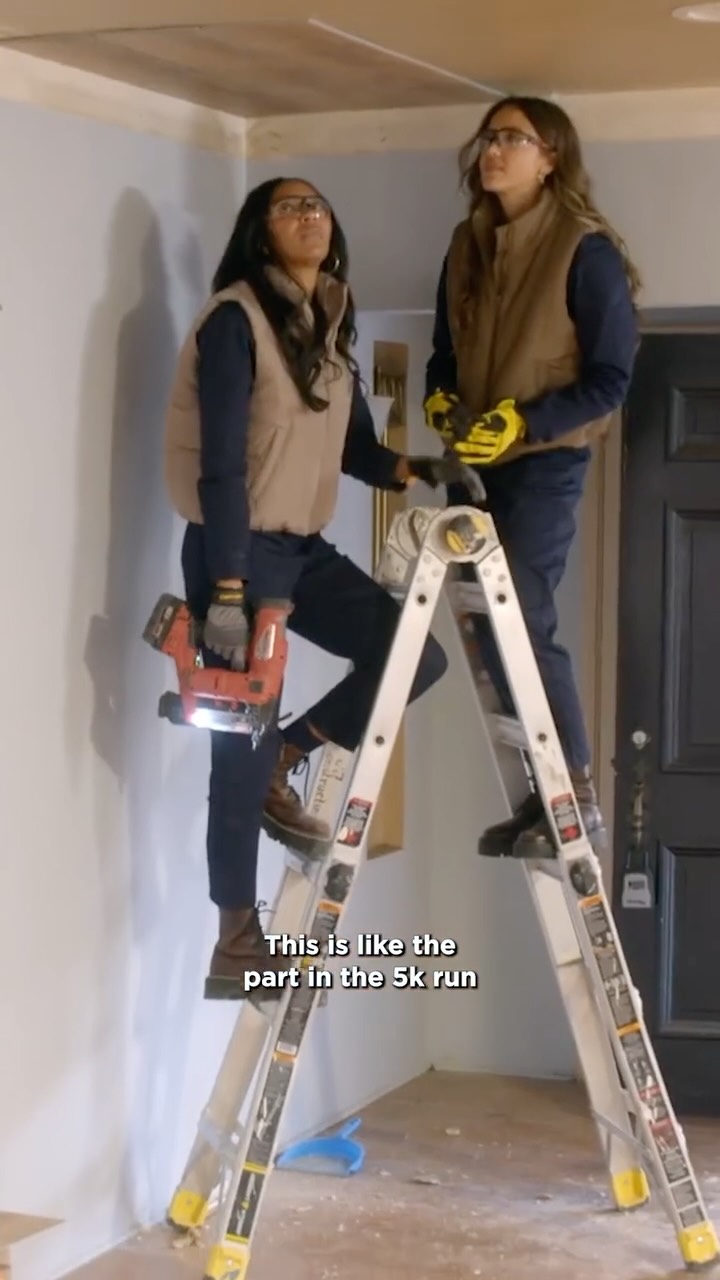 Instagram post by @lizzymathis for Roku. Caption reads: Girlhood. ✨ A new season of Honest Renovations is....
