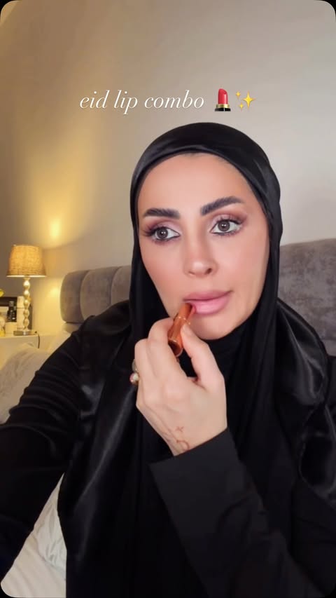 Instagram post by @rolaa.safar for Charlotte Tilbury. Caption reads: eid lip combo 💄✨ @charlottetilburyarabia _ LIP....