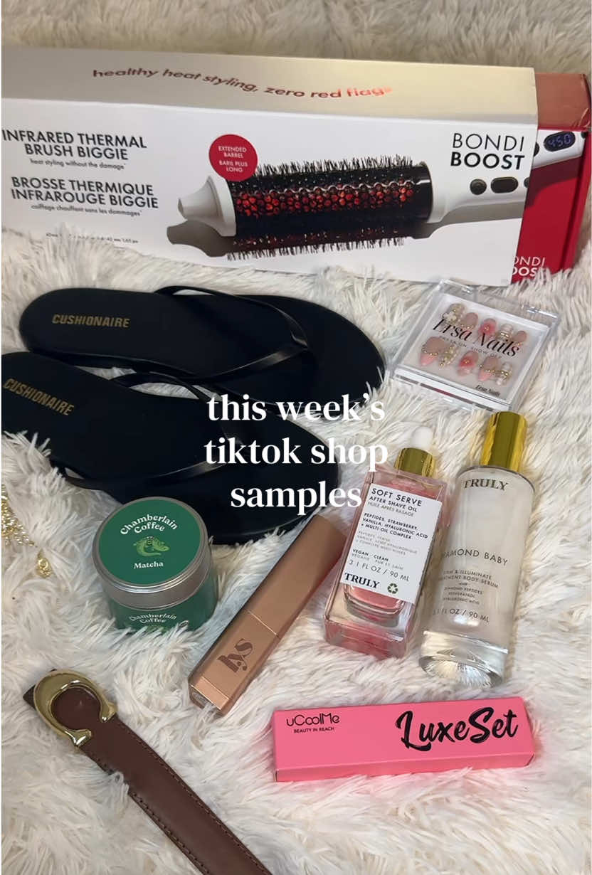TikTok post by @lorena.sills for uCoolMe Lashes. Caption reads: [...] Coffee Shop @LYS Beauty @Ersa Nails....