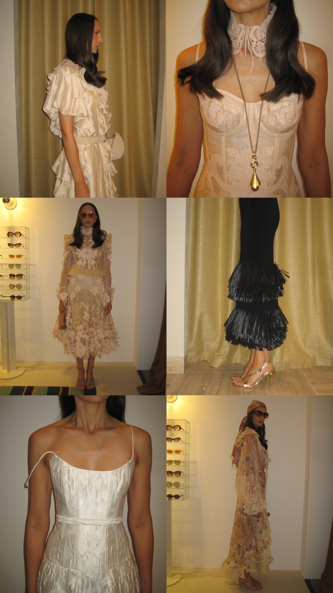 Instagram post by @marina_didovich for ZIMMERMANN. Caption reads: Say hello to your new home of fashion....