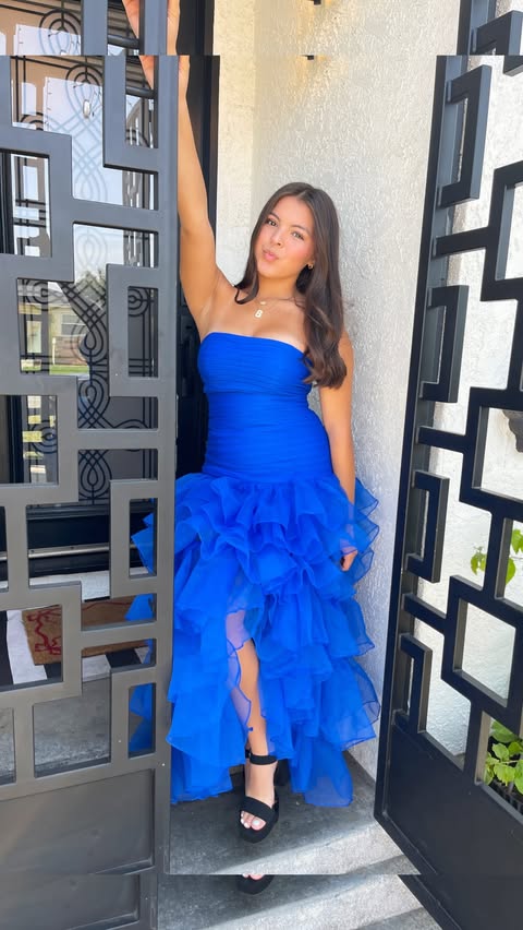 Instagram post by @lovebrielle19 for Zapaka. Caption reads: Flowing with the wind 💙✨ Dress: @zapaka.official....