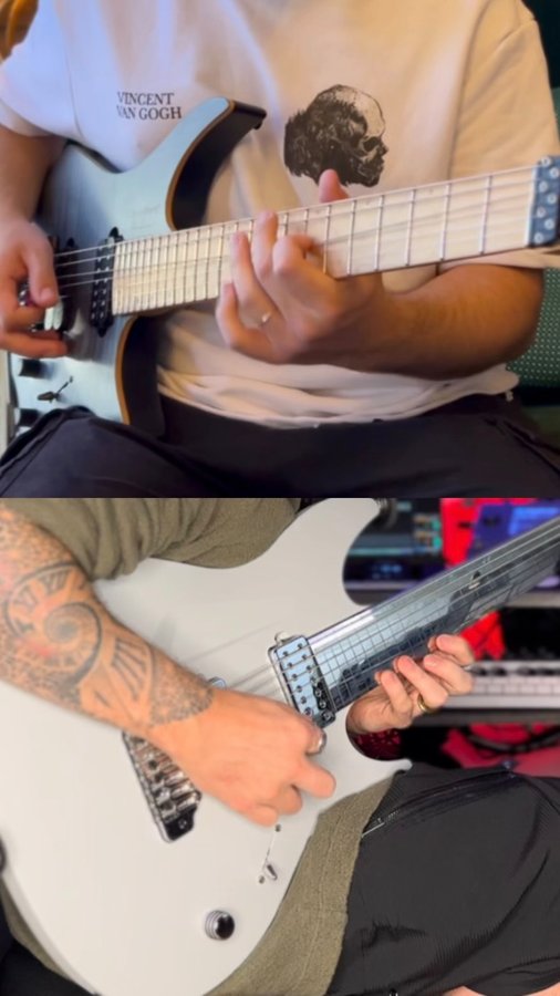 Instagram post by @blechugag for Neural DSP. Caption reads: [...] new single was powered by the Plini X....