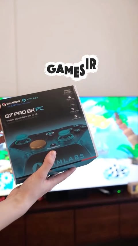 Instagram post by @sophie.gikoshvili for GameSir. Caption reads: Level up your gaming setup 🎮🔥 GameSir understood....