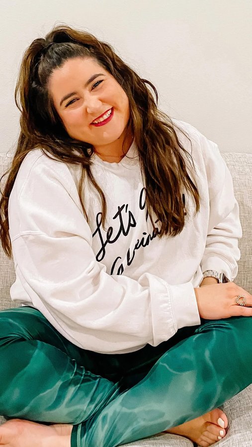 Instagram post by @alyandthevalley for Havenly. Caption reads: #partner Big things are happening! Ya girl is an....