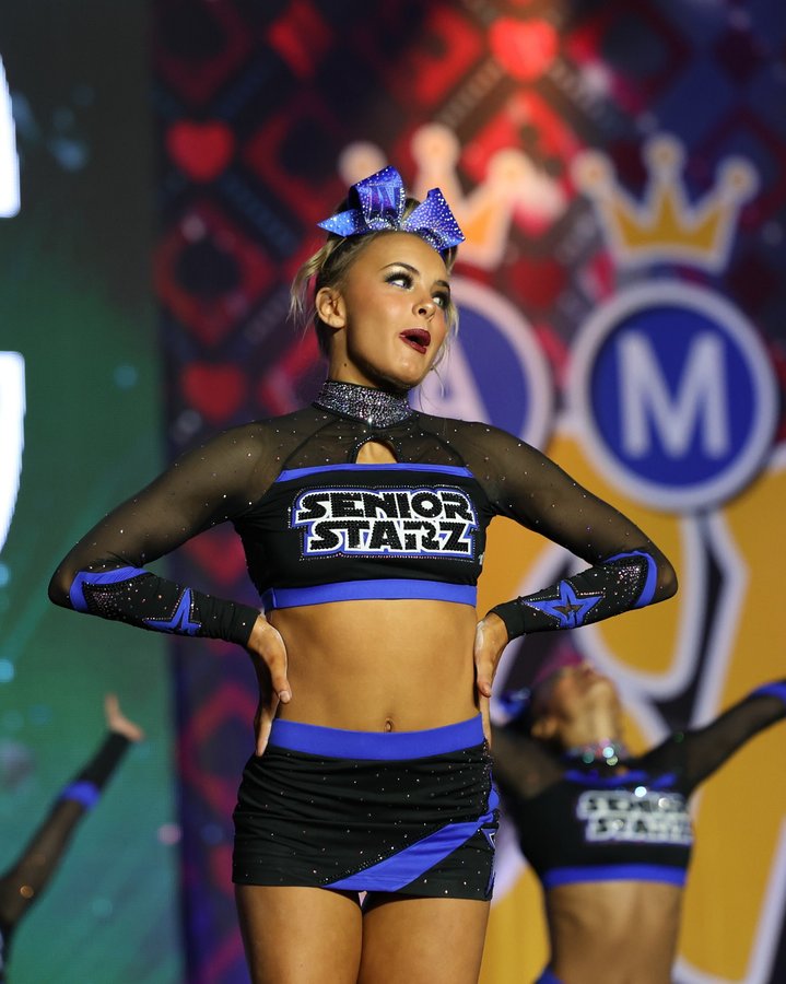 Instagram post by @cheertheory for Varsity Spirit. Caption reads: MACS Cheer - The 24-25 Season’s Most Successful....