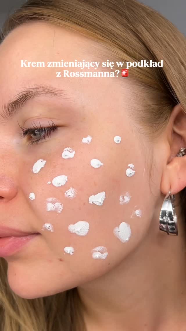 Instagram post by @kamsasin for Lirene. Caption reads: [reklama] Mega promka alert!! Krem zmieniający się....