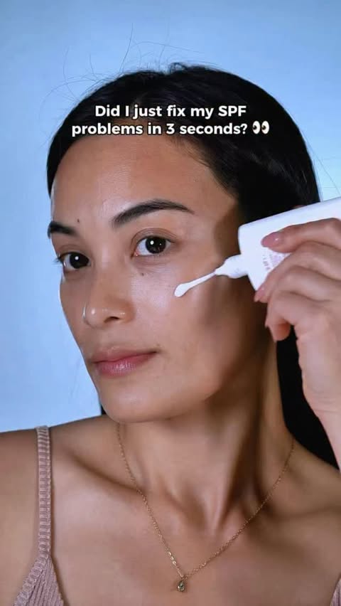 Instagram post by @donnaroseedwards for Haruharu Wonder US. Caption reads: SPF without the things I hate about SPF ☁️🤍....