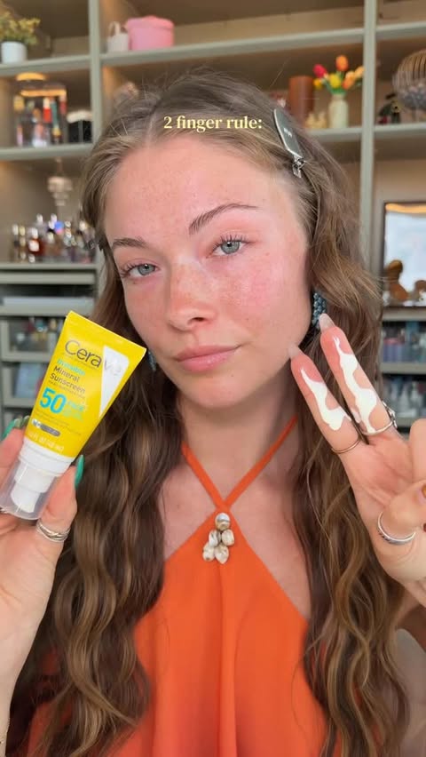 Instagram post by @kayla.ryan1 for CeraVe. Caption reads: [...] are wearing SPF this summer!! ☀️🐠🌺 @cerave....