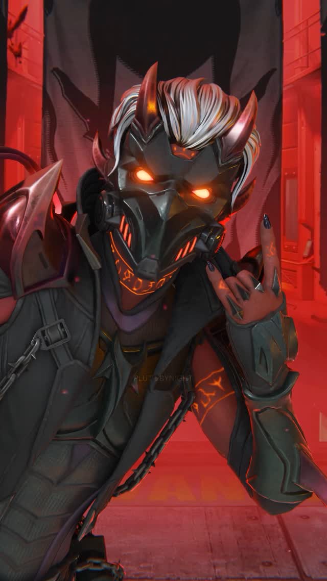 Instagram post by @plutocartier for Apex Legends. Caption reads: Apex Legends Octane Hellbound Skin from Raise Hell....