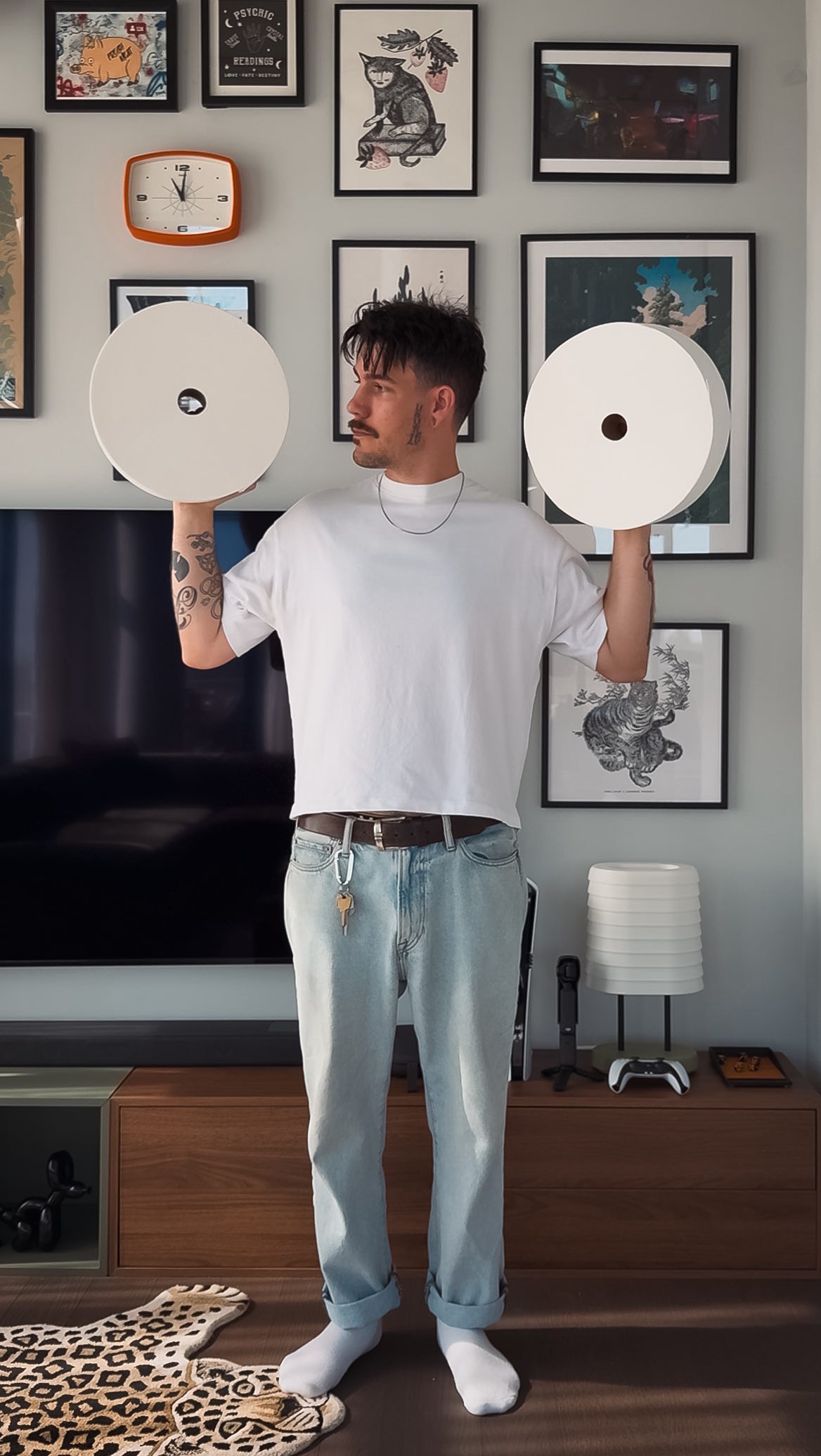 Instagram post by @homewithcolin for Charmin. Caption reads: #Ad #CharminPartner Something HUGE is about to....