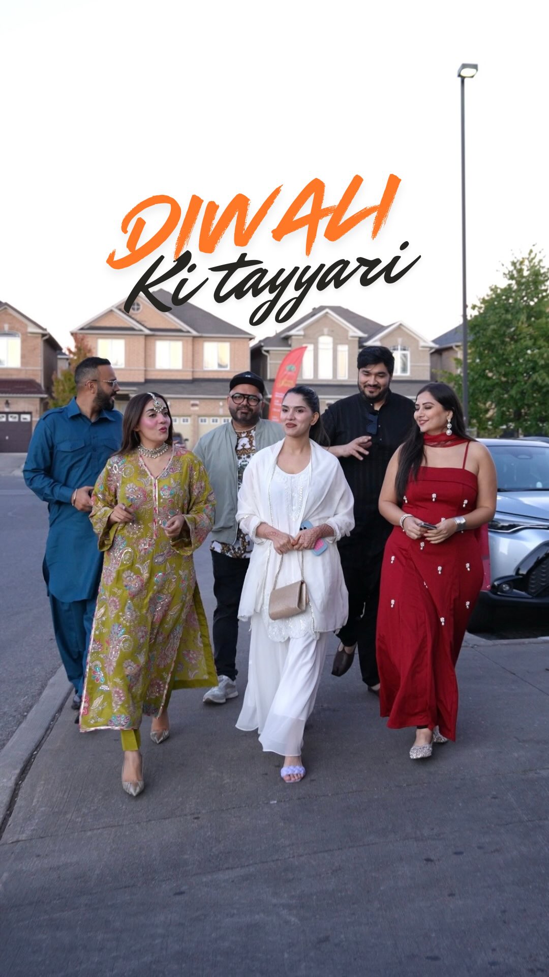 Instagram post by @lavi_malik04 for Shan Foods. Caption reads: When friends are laid back and always running late....