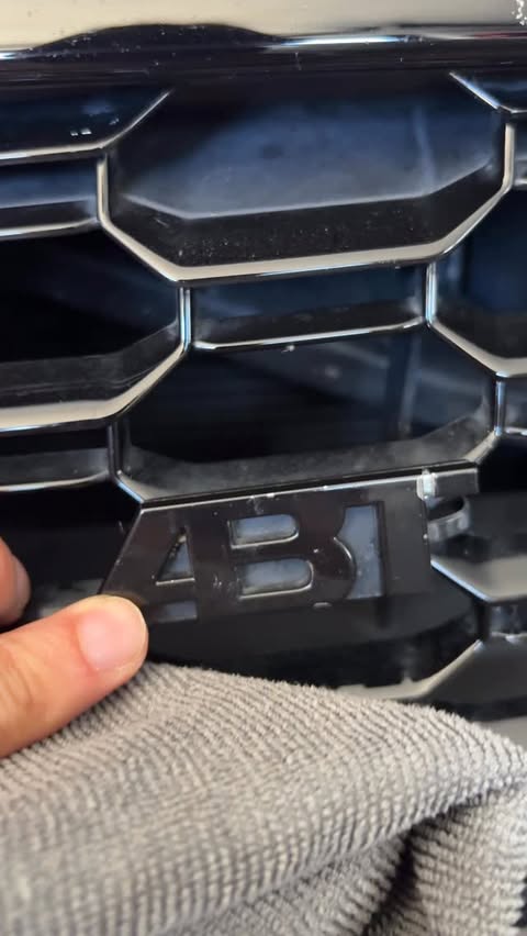 Instagram post by @audi.club.de for Audi. Caption reads: Ara(m)blue 💎💙😂 • AUDI ABT RS3 non OPF •....