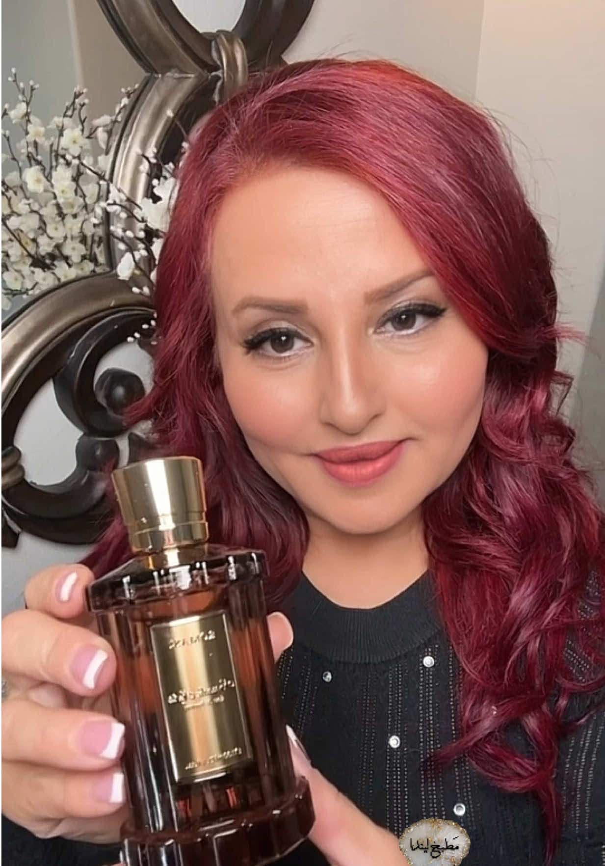 TikTok post by @lindakitchen8 for Romass. Caption reads: ROMASS Nomadic Night perfume unisex@ROMASS US....