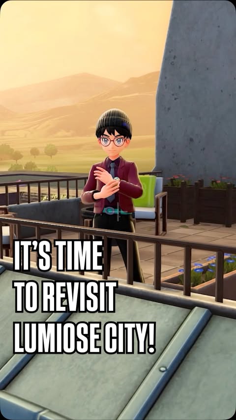 Instagram post by @darthvald0 for Nintendo. Caption reads: Pokémon Legends: Z-A makes revisiting Lumiose City....