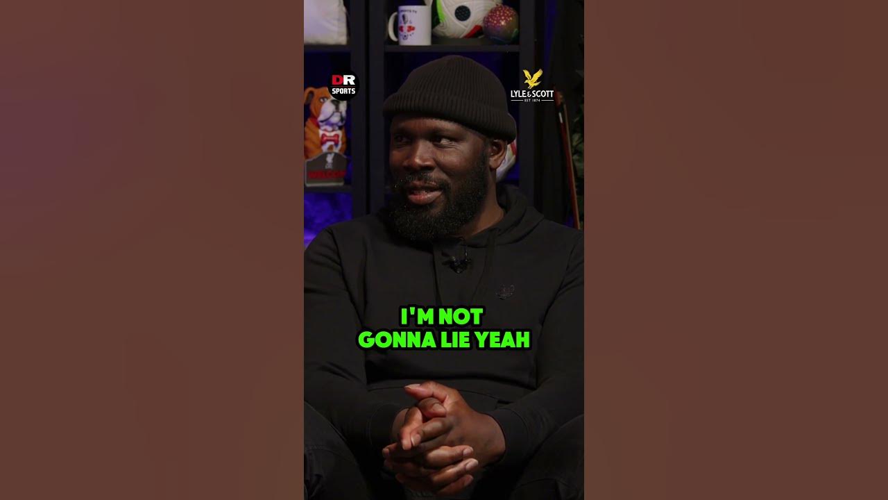 YouTube post by @drsportsmedia for Lyle & Scott. Caption reads: Bukayo Saka OR Ousmane Dembele? 🤔.