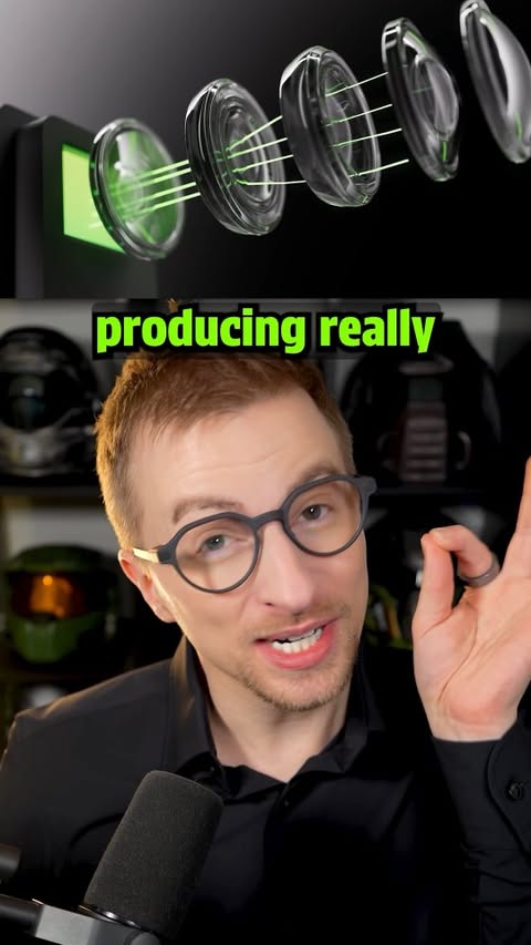 Instagram post by @greenskullai for Even Realities. Caption reads: Even G2 Smart Glasses give you a heads up display....