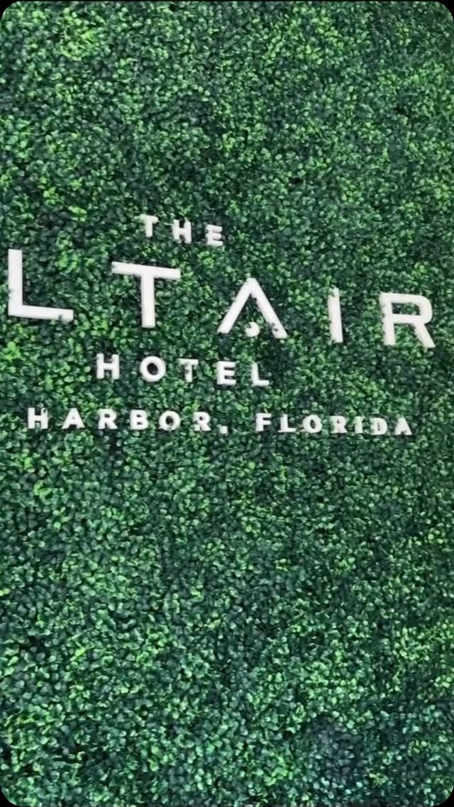 Instagram post by an influencer for The Altair Hotel. Caption reads: [...] you need under one roof. The Altair Hotel,....