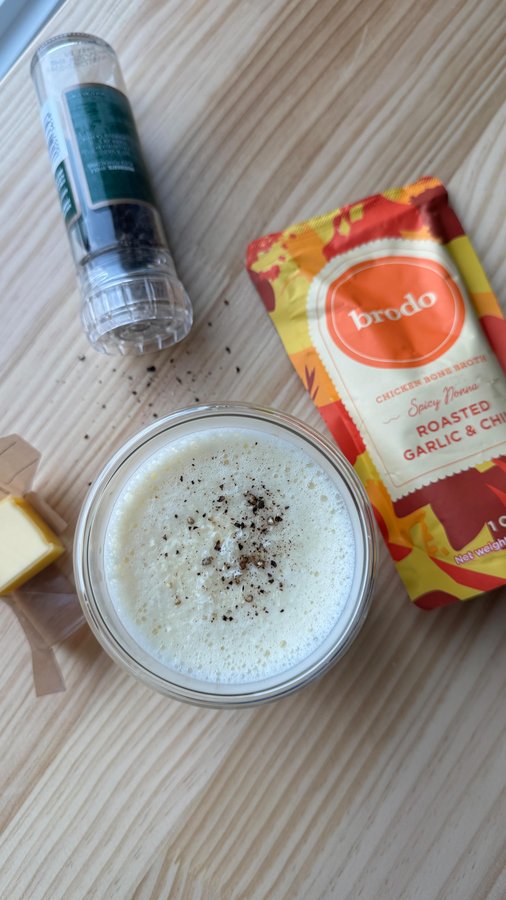 Instagram post by @toastedtable for Brodo. Caption reads: if @vogue said to drink more @brodo bone broth,....