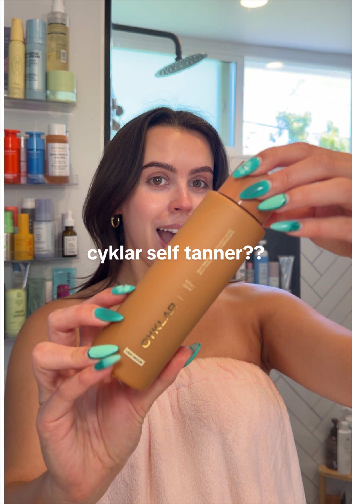 TikTok post by @sydneyheinemann for CYKLAR. Caption reads: [...] Honest review of the new @CYKLAR self....