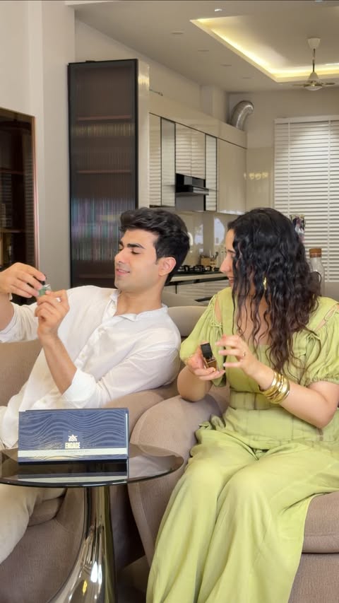 Instagram post by @shivinarula for Engage. Caption reads: [...] men to gift your brother this Rakhi? The....