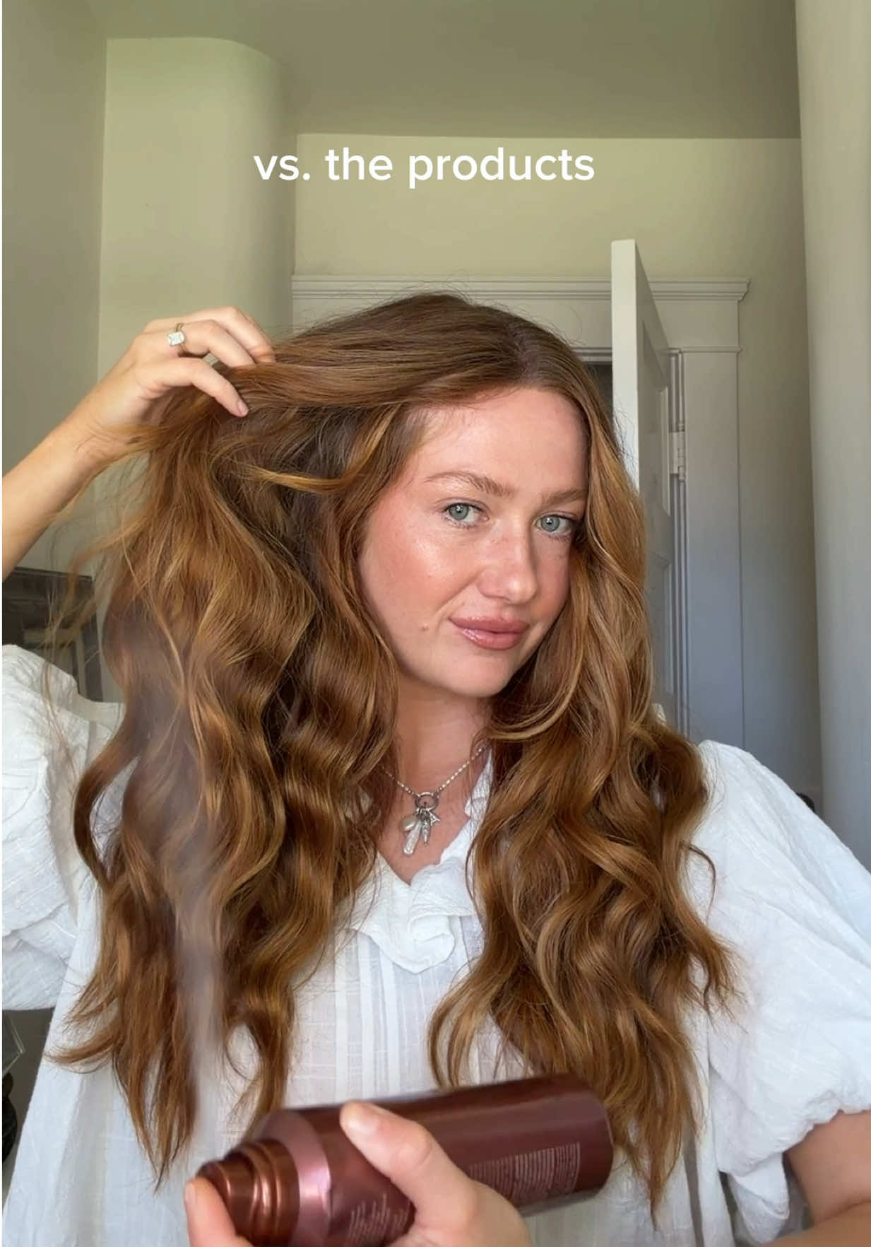 TikTok post by @allisonkelley_ for Blake Brown. Caption reads: [...] the hair inspo!! I’ll give ya a hint: @Blake....