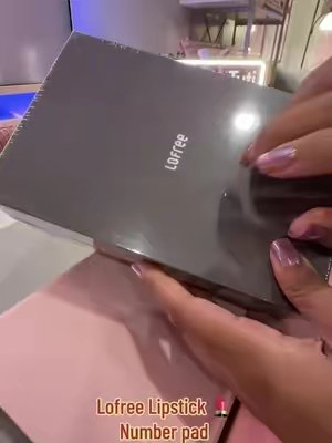 TikTok post by @ayeeitstuti for Lofree. Caption reads: I already have the lofree lipstick edition....