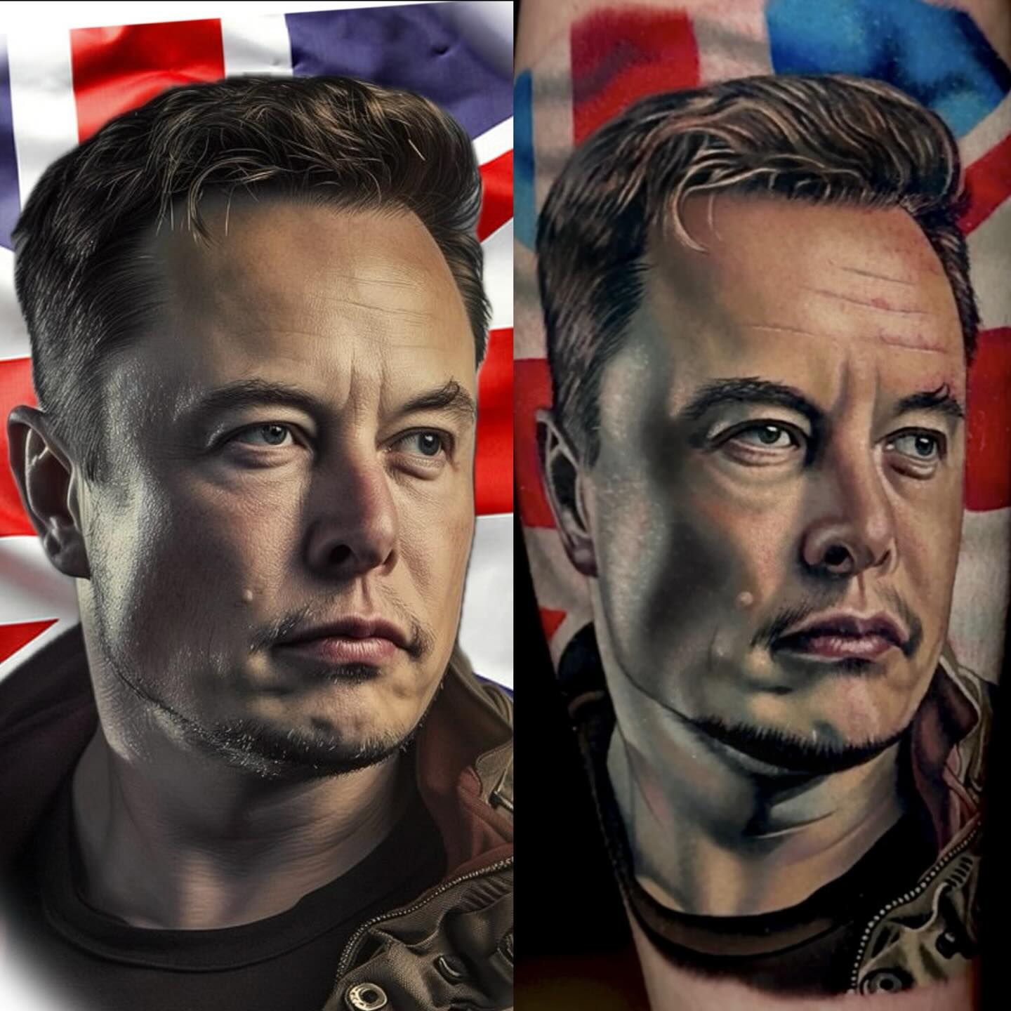 Instagram post by @chrismeighantattoo for Eternal Ink. Caption reads: [...] 😂  Proudly sponsored by @barber_dts....