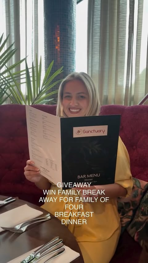 Instagram post by @amy_o_brien_ for Crowne Plaza Hotels & Resorts. Caption reads: #AD// Competition closed winner announced!!!....